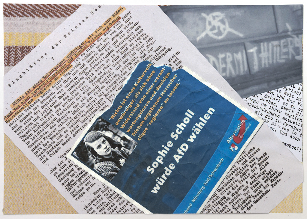 Auszug aus dem Künstlerbuch 'Martha my Dear?'