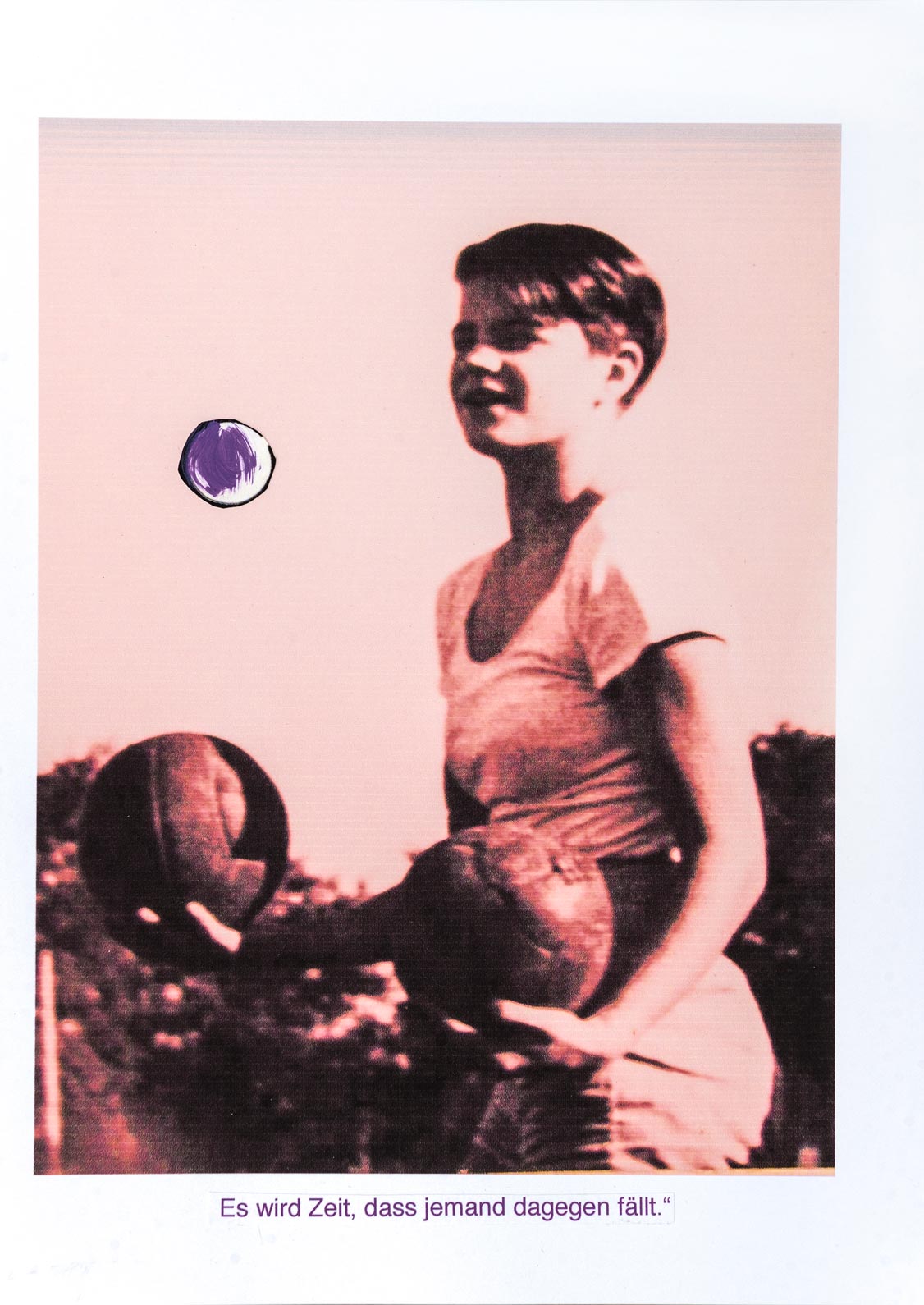 Auszug aus dem Künstlerbuch 'Coco Chanel würde Sophie Scholl wählen'