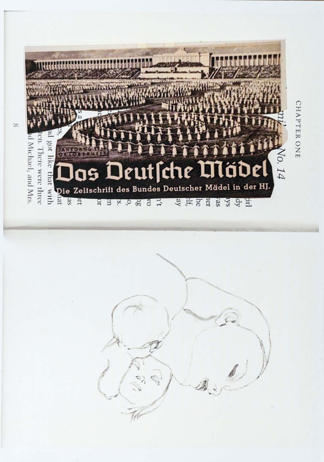 Auszug aus dem Künstlerbuch 'Coco Chanel würde Sophie Scholl wählen'